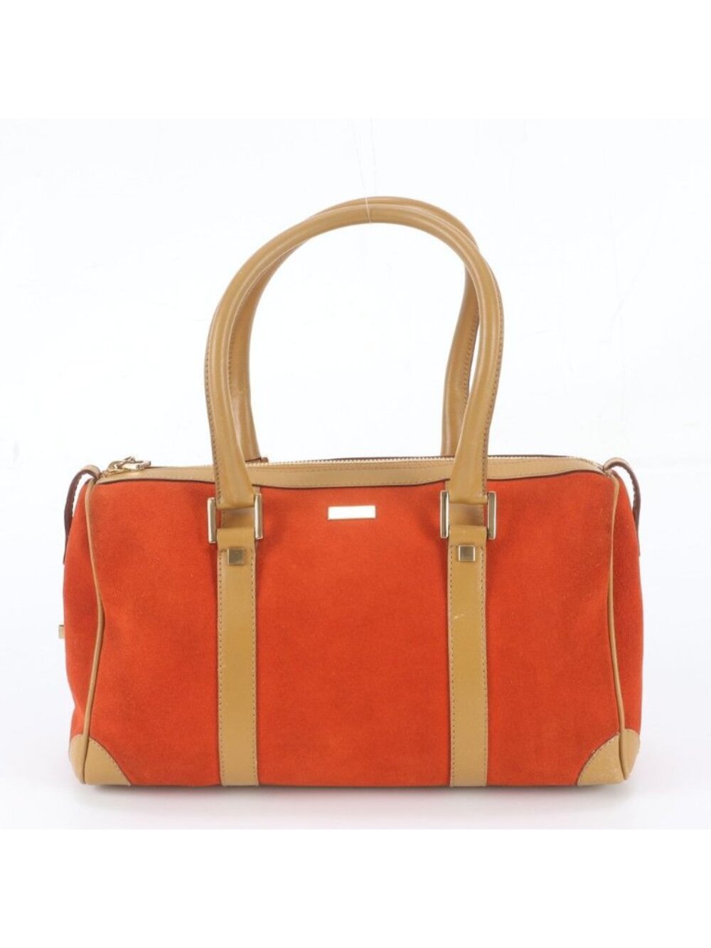 Gucci Mini Boston Leather Handbag Tote